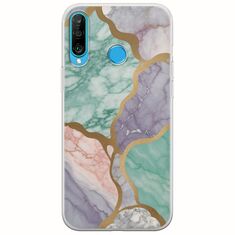 The Marble Collection - Pastel Huawei P30 Lite Flexible TPU (Διάφανη Σιλικόνη)