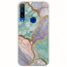 The Marble Collection - Pastel Huawei Honor 9X Flexible TPU (Διάφανη Σιλικόνη)