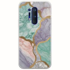 The Marble Collection - Pastel OnePlus 8 Pro Flexible TPU (Διάφανη Σιλικόνη)