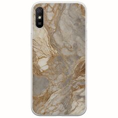 The Marble Collection - Natural Xiaomi Redmi 9A Flexible TPU (Διάφανη Σιλικόνη)