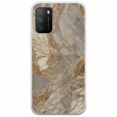 The Marble Collection - Natural Xiaomi Poco M3 Flexible TPU (Διάφανη Σιλικόνη)