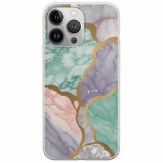 The Marble Collection - Pastel iPhone 13 Pro Max Flexible TPU (Διάφανη Σιλικόνη)