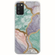 The Marble Collection - Pastel Samsung Galaxy A03s Flexible TPU (Διάφανη Σιλικόνη)