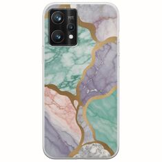 The Marble Collection - Pastel Realme 9 Pro Plus Flexible TPU (Διάφανη Σιλικόνη)