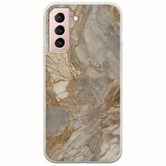 The Marble Collection - Natural Samsung Galaxy S22 Flexible TPU (Διάφανη Σιλικόνη)