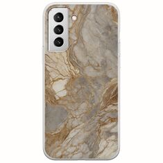 The Marble Collection - Natural Samsung Galaxy S22 Plus Flexible TPU (Διάφανη Σιλικόνη)