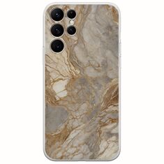 The Marble Collection - Natural Samsung Galaxy S22 Ultra Flexible TPU (Διάφανη Σιλικόνη)