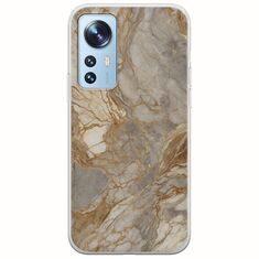 The Marble Collection - Natural Xiaomi 12 / 12X Flexible TPU (Διάφανη Σιλικόνη)