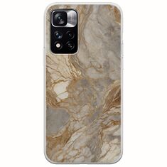 The Marble Collection - Natural Xiaomi Redmi Note 11 Pro Plus 5G Flexible TPU (Διάφανη Σιλικόνη)