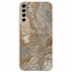 The Marble Collection - Natural TCL 20S / 20 5G / 20L / 20L+ Flexible TPU (Διάφανη Σιλικόνη)