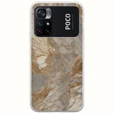 The Marble Collection - Natural Xiaomi Poco M4 Pro 4G Flexible TPU (Διάφανη Σιλικόνη)
