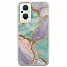 The Marble Collection - Pastel Oppo Reno 7 Lite 5G Flexible TPU (Διάφανη Σιλικόνη)