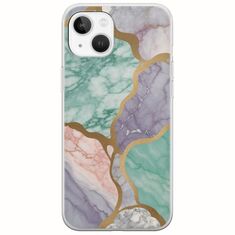 The Marble Collection - Pastel iPhone 14 Flexible TPU (Διάφανη Σιλικόνη)