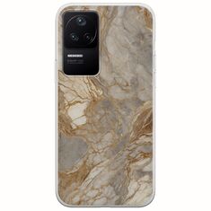 The Marble Collection - Natural Xiaomi Poco F4 5G Flexible TPU (Διάφανη Σιλικόνη)