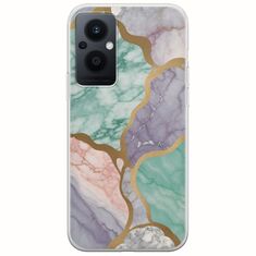 The Marble Collection - Pastel Oppo Reno 8 Lite Flexible TPU (Διάφανη Σιλικόνη)