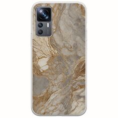 The Marble Collection - Natural Xiaomi 12T / 12T Pro Flexible TPU (Διάφανη Σιλικόνη)
