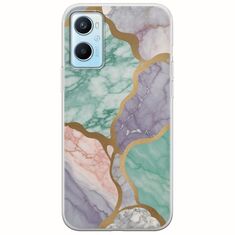 The Marble Collection - Pastel Oppo A96 4G Flexible TPU (Διάφανη Σιλικόνη)