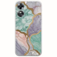 The Marble Collection - Pastel Oppo A17 Flexible TPU (Διάφανη Σιλικόνη)