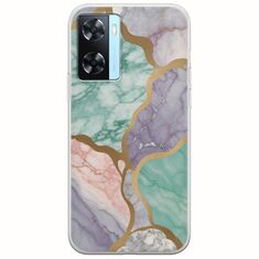 The Marble Collection - Pastel Oppo A77 5G Flexible TPU (Διάφανη Σιλικόνη)