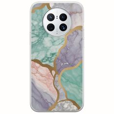 The Marble Collection - Pastel Huawei Mate 50 Pro Flexible TPU (Διάφανη Σιλικόνη)