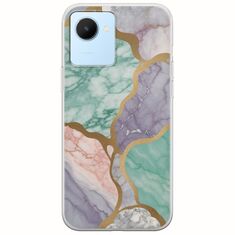 The Marble Collection - Pastel Realme Narzo 50i Prime Flexible TPU (Διάφανη Σιλικόνη)