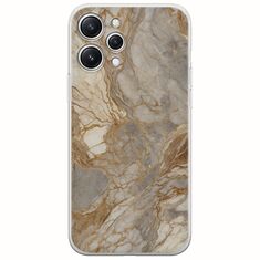 The Marble Collection - Natural Xiaomi Redmi 12 Flexible TPU (Διάφανη Σιλικόνη)