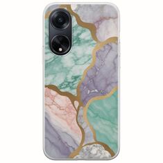 The Marble Collection - Pastel Oppo A98 5G Flexible TPU (Διάφανη Σιλικόνη)