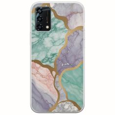 The Marble Collection - Pastel Oppo A94 5G Flexible TPU (Διάφανη Σιλικόνη)