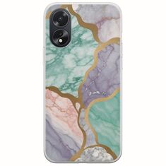 The Marble Collection - Pastel Oppo A38 Flexible TPU (Διάφανη Σιλικόνη)