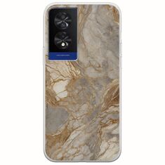The Marble Collection - Natural TCL 40 NXTPAPER 4G Flexible TPU (Διάφανη Σιλικόνη)