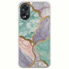 The Marble Collection - Pastel Oppo A18 4G Flexible TPU (Διάφανη Σιλικόνη)