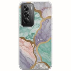 The Marble Collection - Pastel Oppo Reno 12 Pro 5G Flexible TPU (Διάφανη Σιλικόνη)
