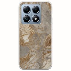 The Marble Collection - Natural Xiaomi 14T Pro 5G Flexible TPU (Διάφανη Σιλικόνη)