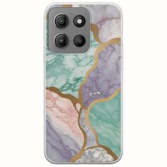 The Marble Collection - Pastel Motorola Moto G15 Flexible TPU (Διάφανη Σιλικόνη)