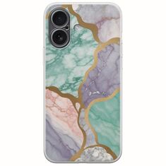 The Marble Collection - Pastel iPhone 17 Flexible TPU (Διάφανη Σιλικόνη)