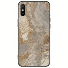 The Marble Collection - Natural Xiaomi Redmi 9A Black TPU (Μαύρη Σιλικόνη)