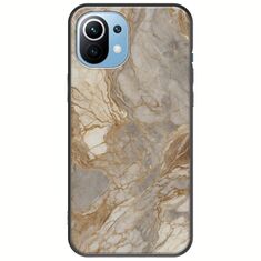 The Marble Collection - Natural Xiaomi Mi 11 Black TPU (Μαύρη Σιλικόνη)