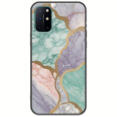The Marble Collection - Pastel OnePlus 8T Black TPU (Μαύρη Σιλικόνη)