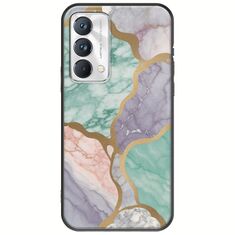 The Marble Collection - Pastel Realme GT Master Edition Black TPU (Μαύρη Σιλικόνη)
