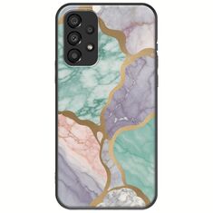 The Marble Collection - Pastel Samsung Galaxy A33 5G Black TPU (Μαύρη Σιλικόνη)