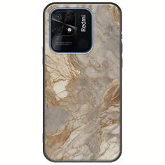 The Marble Collection - Natural Xiaomi Redmi 10C Black TPU (Μαύρη Σιλικόνη)