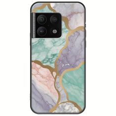 The Marble Collection - Pastel OnePlus 10 Pro Black TPU (Μαύρη Σιλικόνη)
