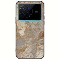 The Marble Collection - Natural Vivo X80 Black TPU (Μαύρη Σιλικόνη)