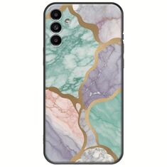 The Marble Collection - Pastel Samsung Galaxy A04s Black TPU (Μαύρη Σιλικόνη)