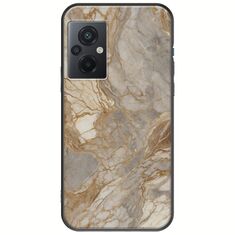 The Marble Collection - Natural Xiaomi Poco M5 Black TPU (Μαύρη Σιλικόνη)