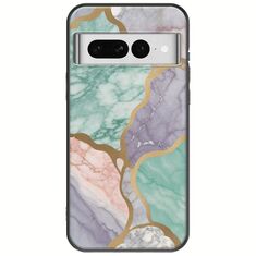 The Marble Collection - Pastel Google Pixel 7 5G Black TPU (Μαύρη Σιλικόνη)