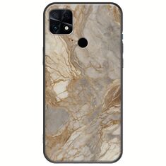 The Marble Collection - Natural Xiaomi Poco C40 Black TPU (Μαύρη Σιλικόνη)