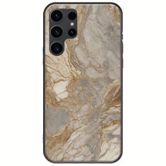 The Marble Collection - Natural Samsung Galaxy S23 Ultra 5G Black TPU (Μαύρη Σιλικόνη)