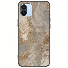 The Marble Collection - Natural Xiaomi Redmi A2 Black TPU (Μαύρη Σιλικόνη)