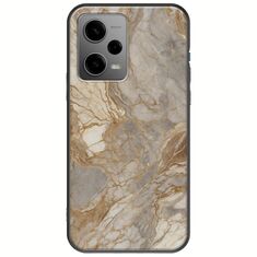 The Marble Collection - Natural Xiaomi Redmi Note 12 5G Black TPU (Μαύρη Σιλικόνη)